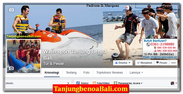 Facebook Watersport Tanjung Benoa Bali